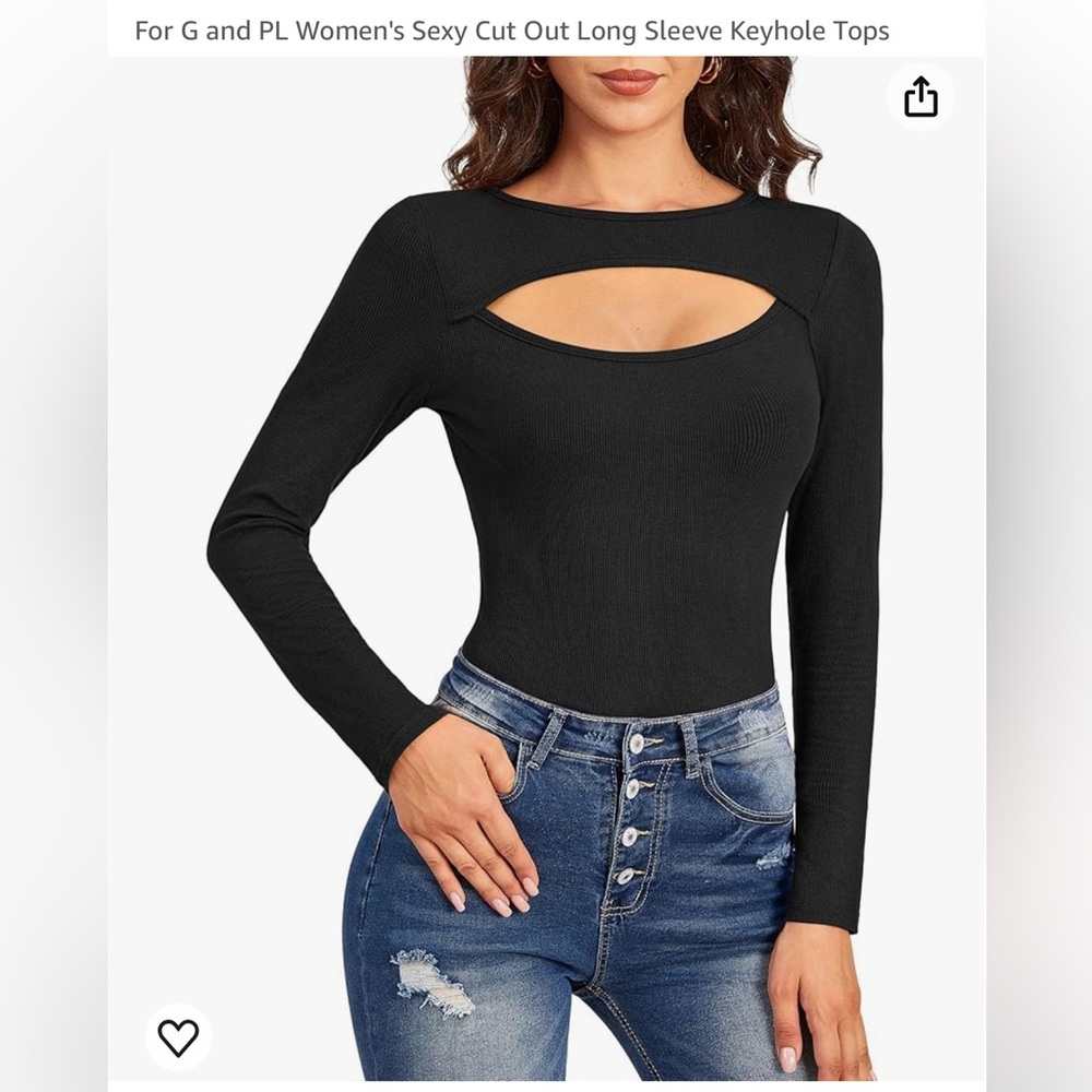 Women's Sexy Cut Out Long Sleeve